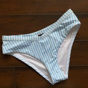 LA Hearts Striped Bikini Btm Size S